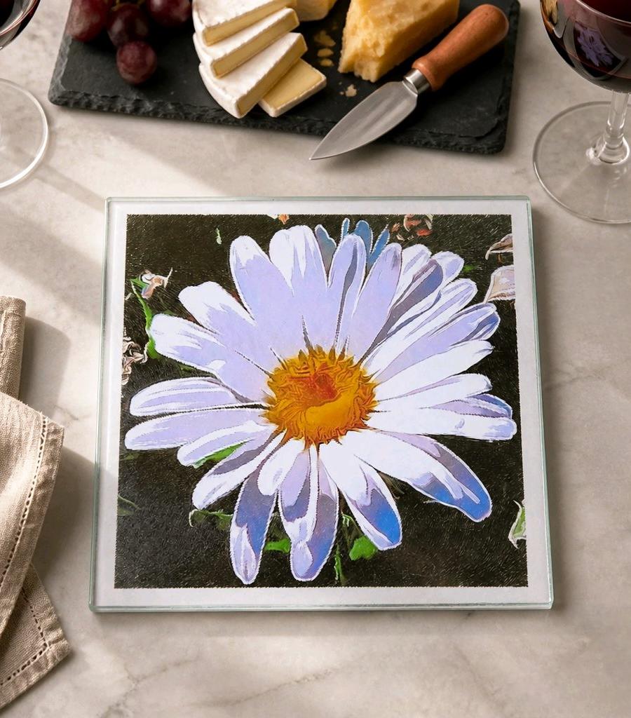 TASTING BOARDS - WHITE FLORAL