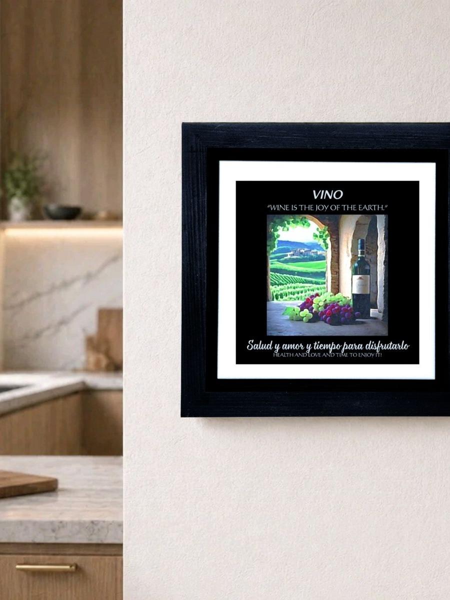 HOME DECOR -- WALL ART -- VINO