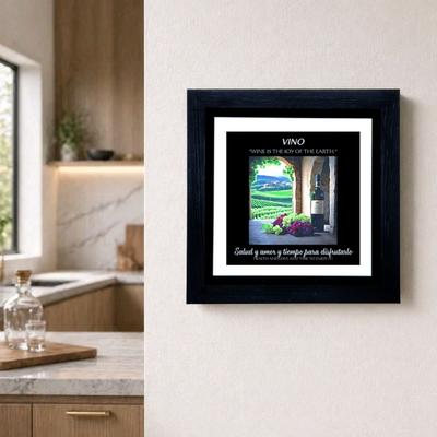 HOME DECOR -- WALL ART -- VINO