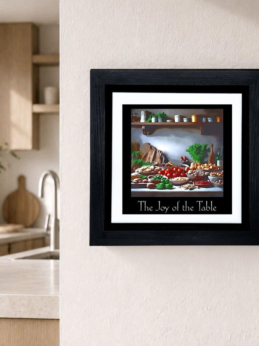 HOME DECOR -- WALL ART -- THE JOY OF THE TABLE