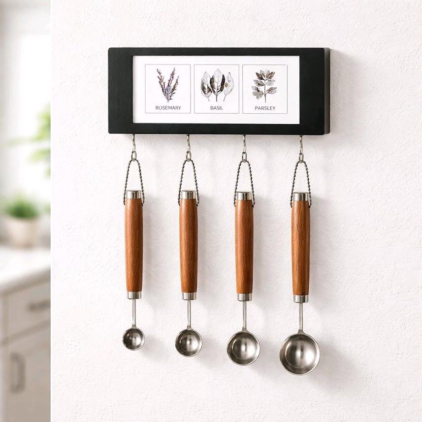 HANGING UTENSIL SETS -- MEASURING SPOONS