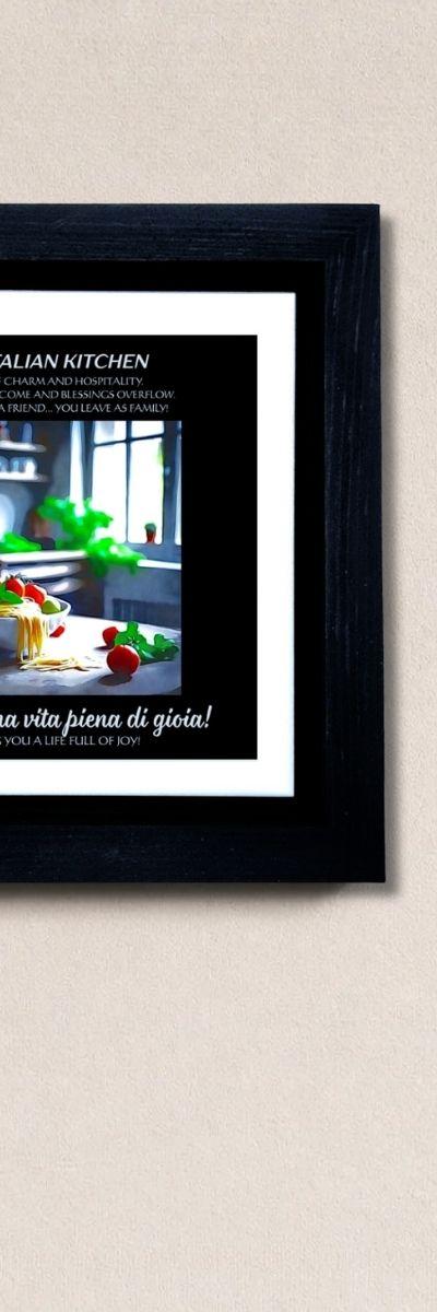 HOME DECOR -- WALL ART -- THE ITALAIN KITCHEN