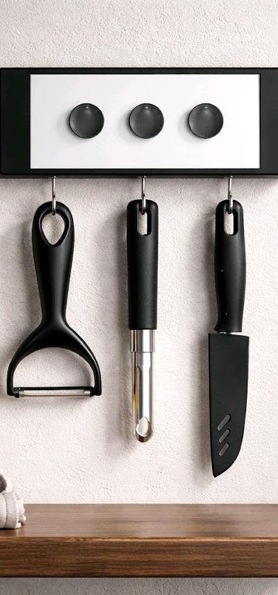 HANGING UTENSIL SETS -- KNIFE AND PEELERS