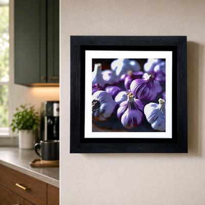 HOME DECOR -- WALL ART -- GARLIC