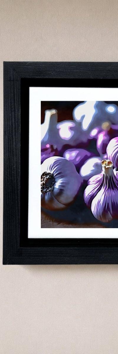 HOME DECOR -- WALL ART -- GARLIC