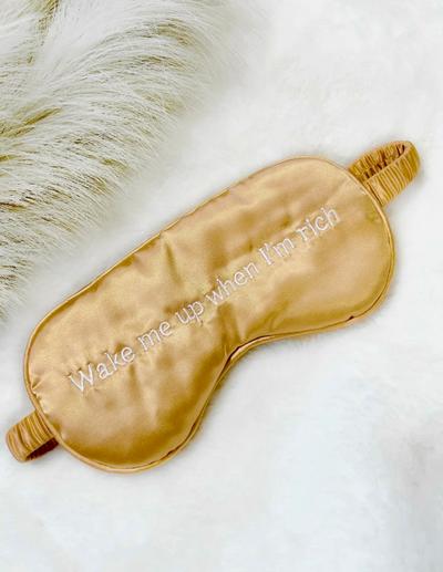 WAKE ME UP RICH SLEEP MASK