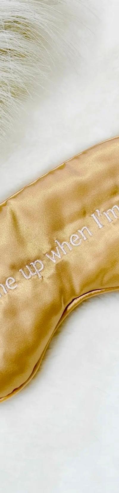 WAKE ME UP RICH SLEEP MASK