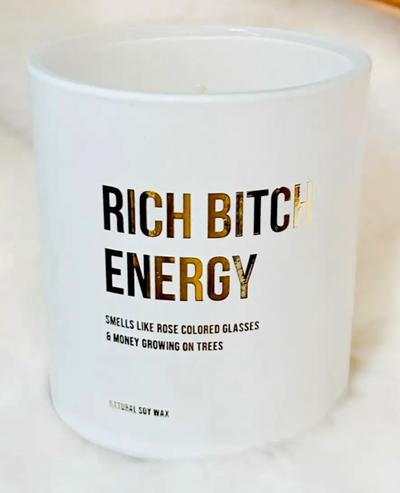 RICH BITCH ENERGY CANDLE