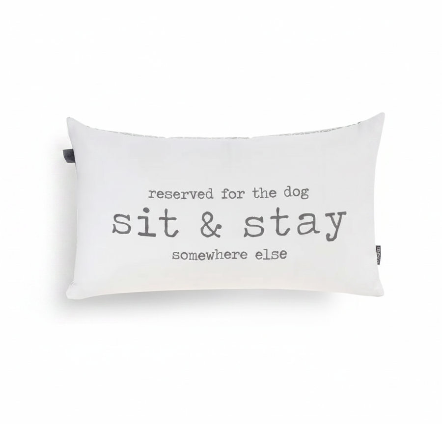 Decorative Pillow Reserved for the Dog