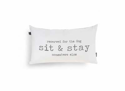 Decorative Pillow Reserved for the Dog