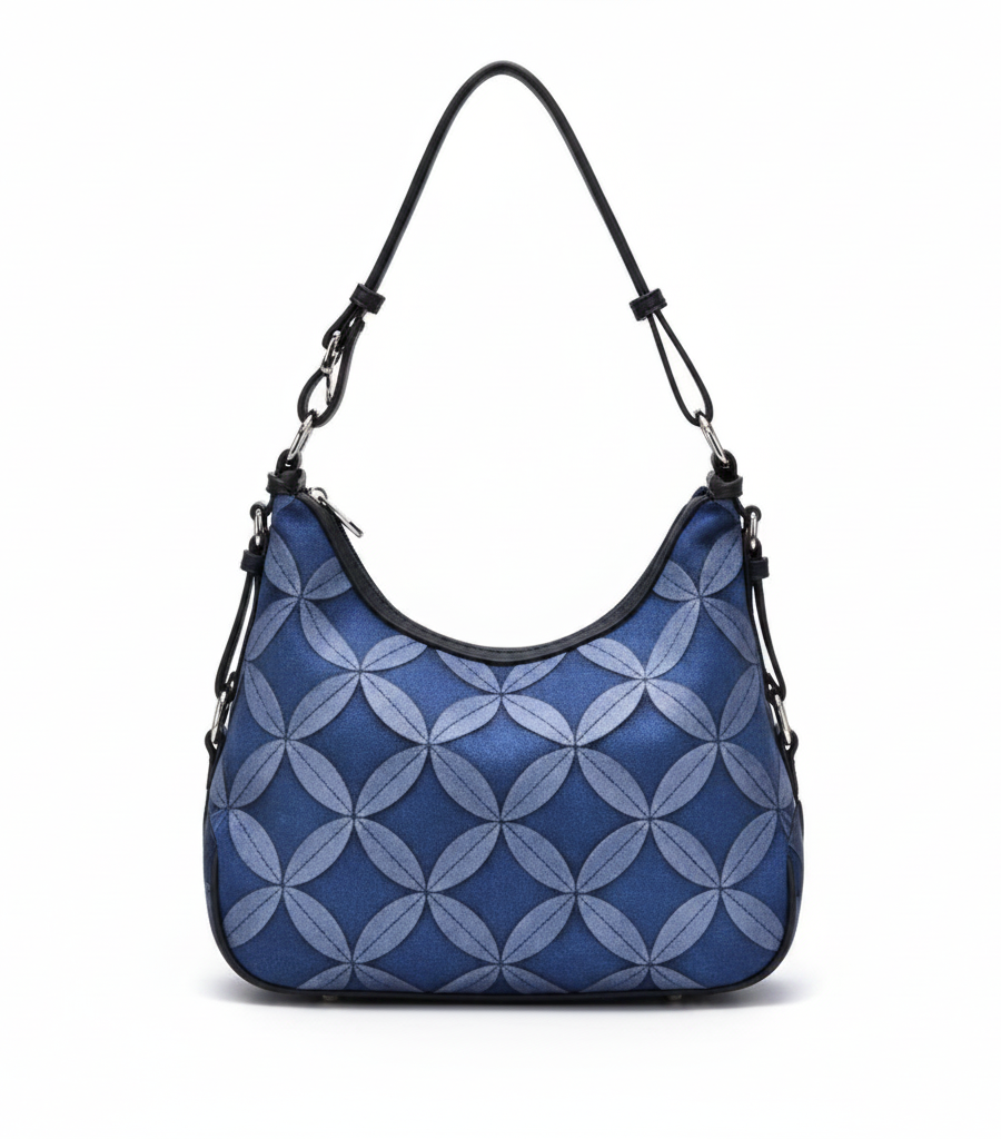 Iga Rococo Hobo Bag - Blue