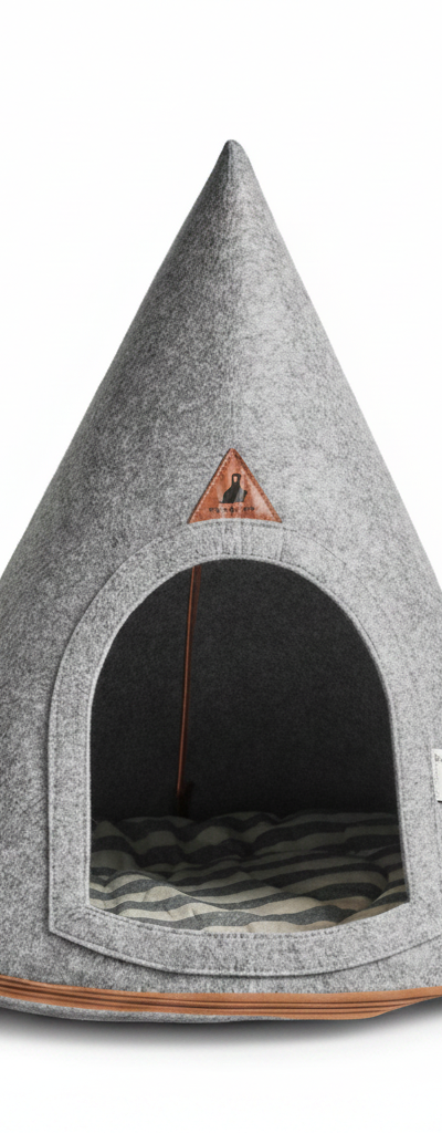 Felt Pet Cave - Gray - XL