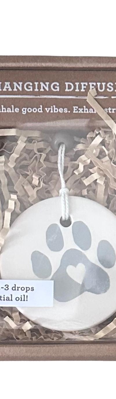Paw Print Hanging Oil Diffuser