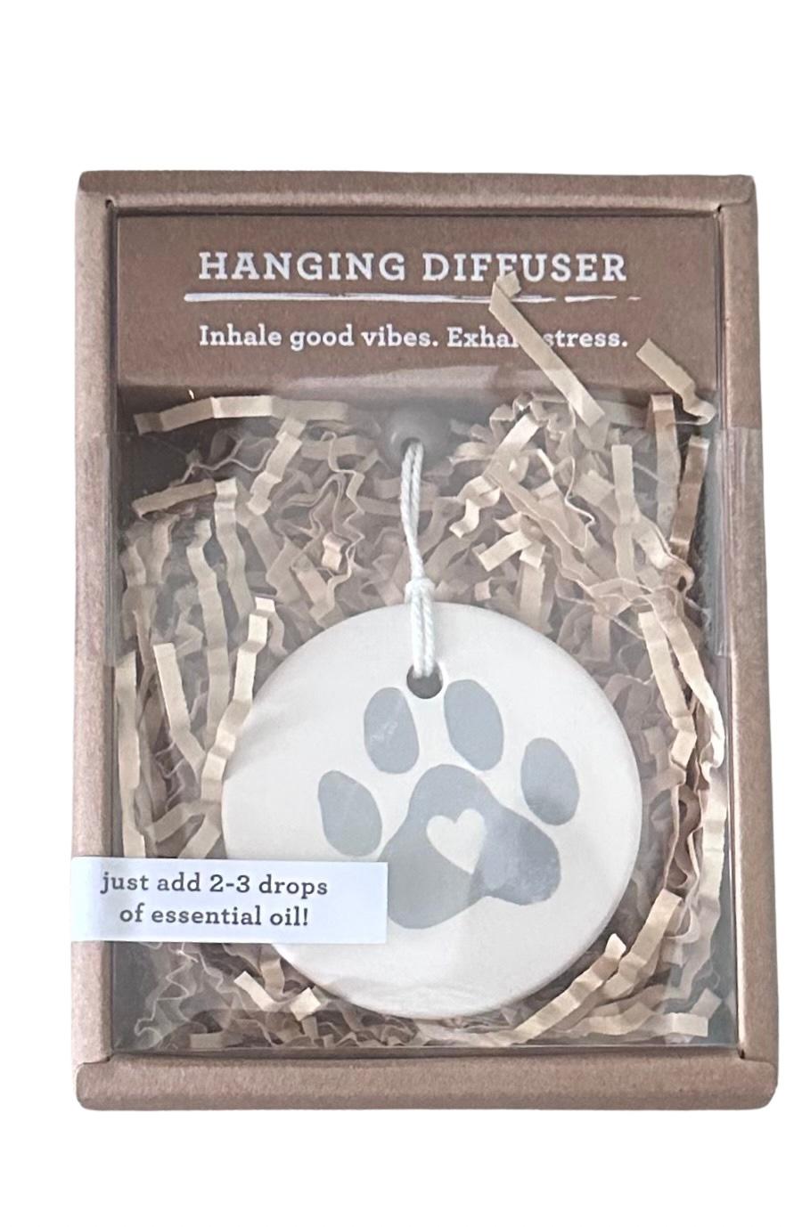 Paw Print Hanging Oil Diffuser