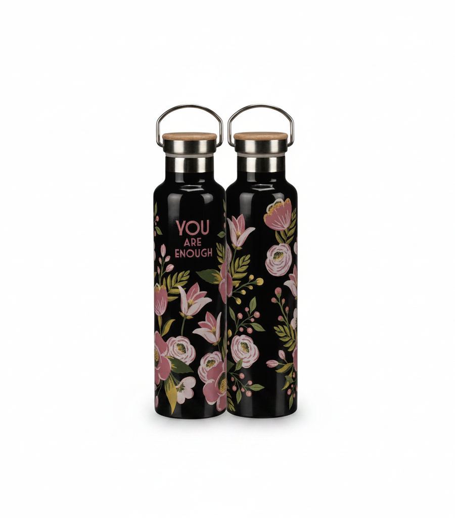 Insulated Bottle You Are Enough Stainless Steel 