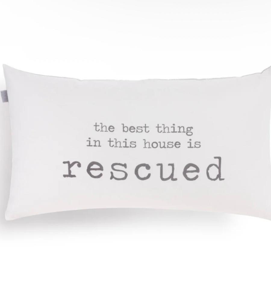 Decorative Pillow Rescued Pet