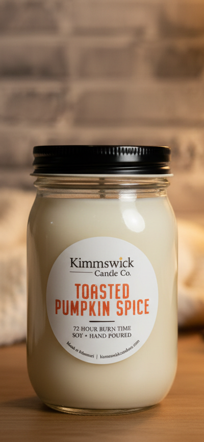 Toasted Pumpkin Spice Soy Candle