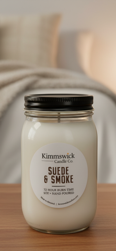 Suede & Smoke Soy Candle