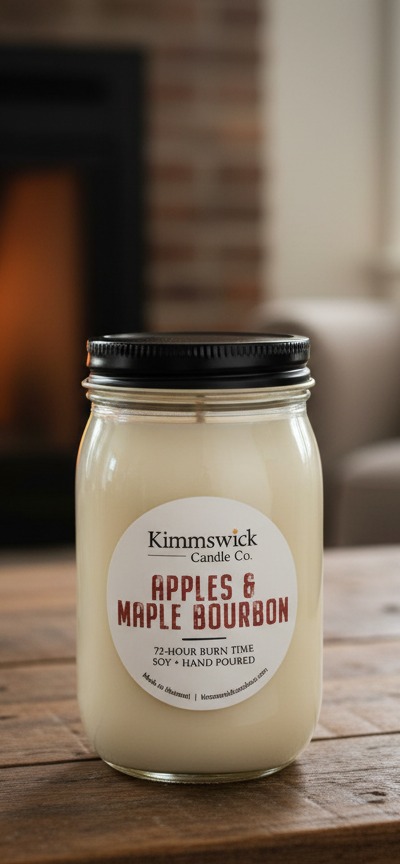 Apples & Maple Bourbon Soy Candle