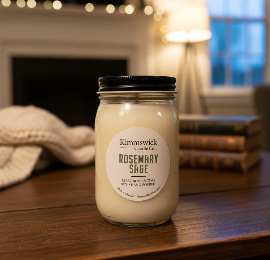 Rosemary Sage Soy Candle