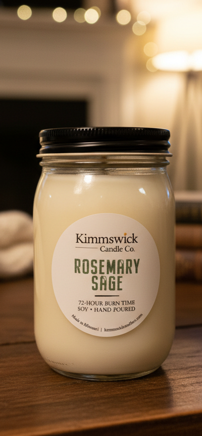 Rosemary Sage Soy Candle