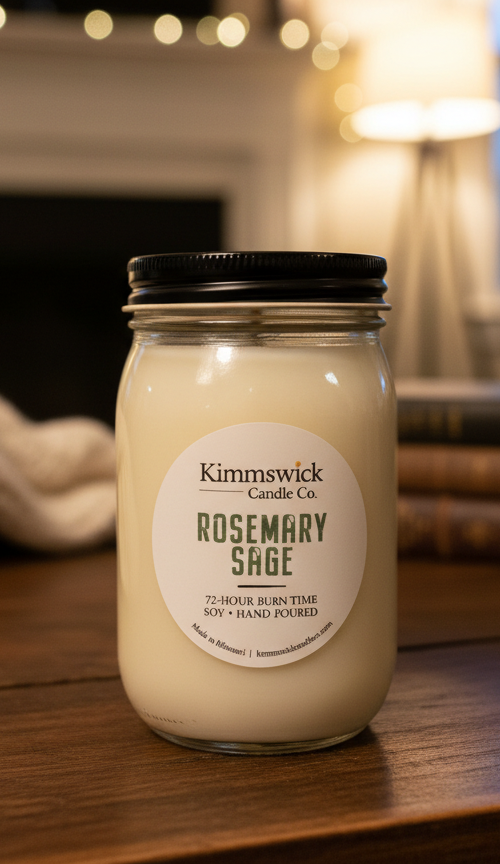 Rosemary Sage Soy Candle