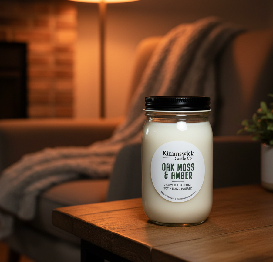 Oak Moss & Amber Soy Candle