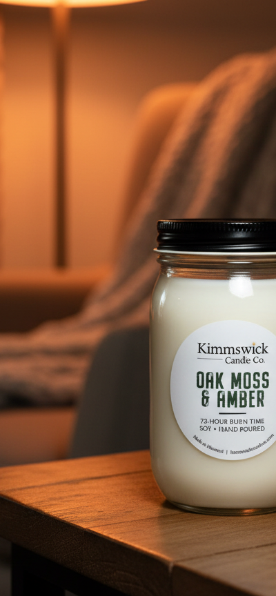 Oak Moss & Amber Soy Candle