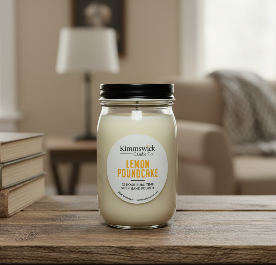 Lemon Poundcake Soy Candle