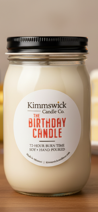 Birthday Candle Soy Candle