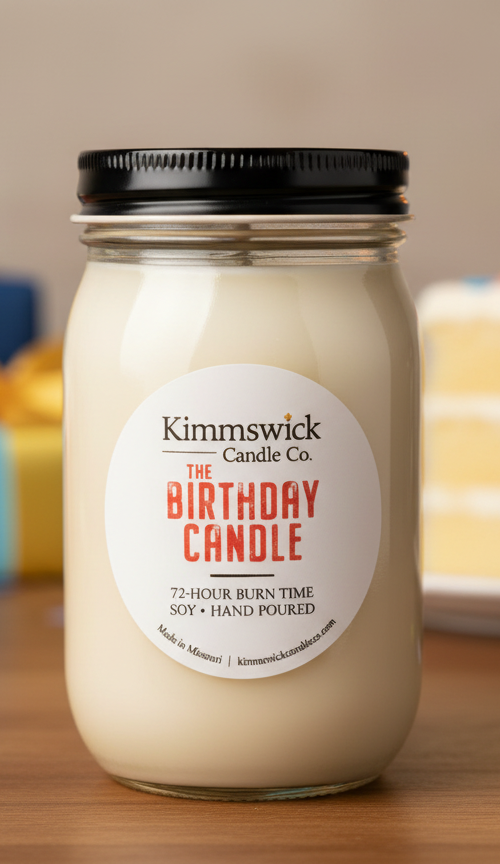 Birthday Candle Soy Candle