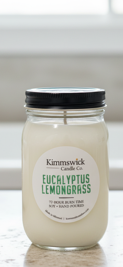 Eucalyptus Lemongrass Soy Candle