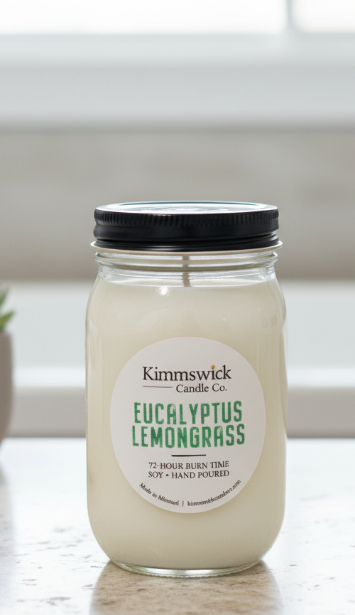 Eucalyptus Lemongrass Soy Candle