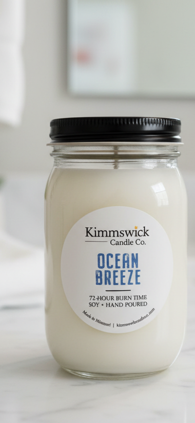 Ocean Breeze Soy Candle