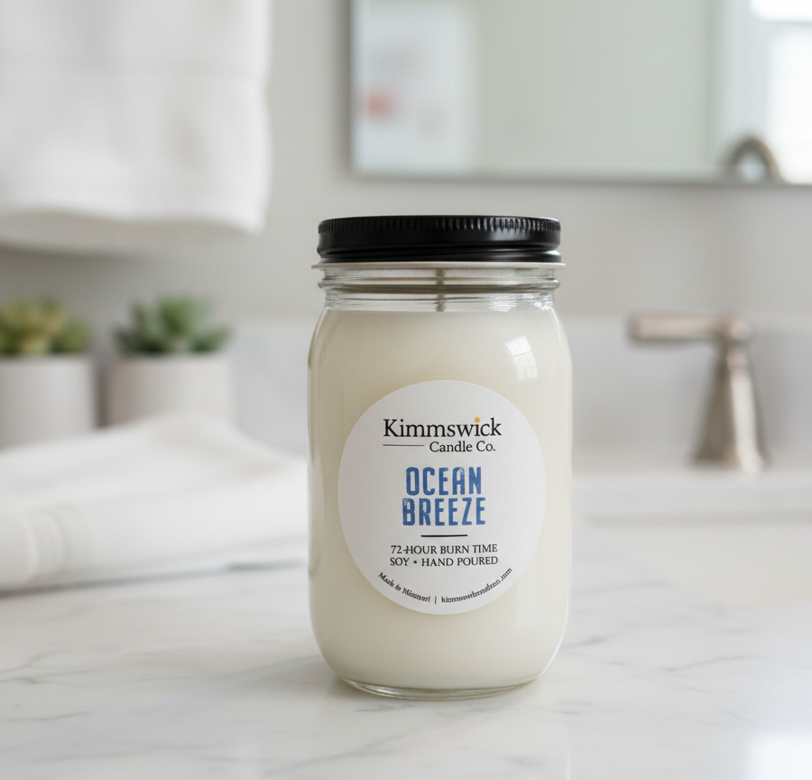 Ocean Breeze Soy Candle