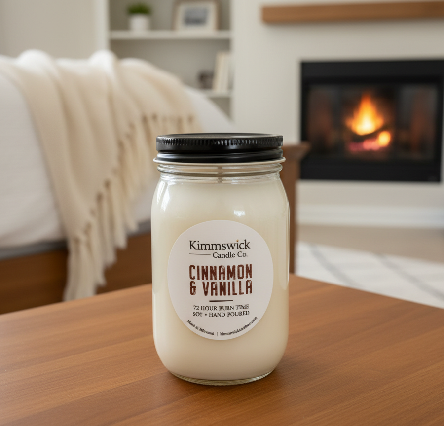 Cinnamon & Vanilla Soy Candle