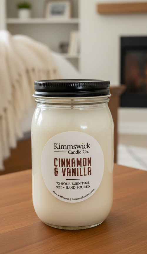 Cinnamon & Vanilla Soy Candle