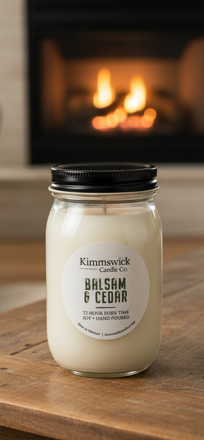 Balsam & Cedar Soy Candle