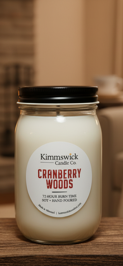 Cranberry Woods Soy Candle