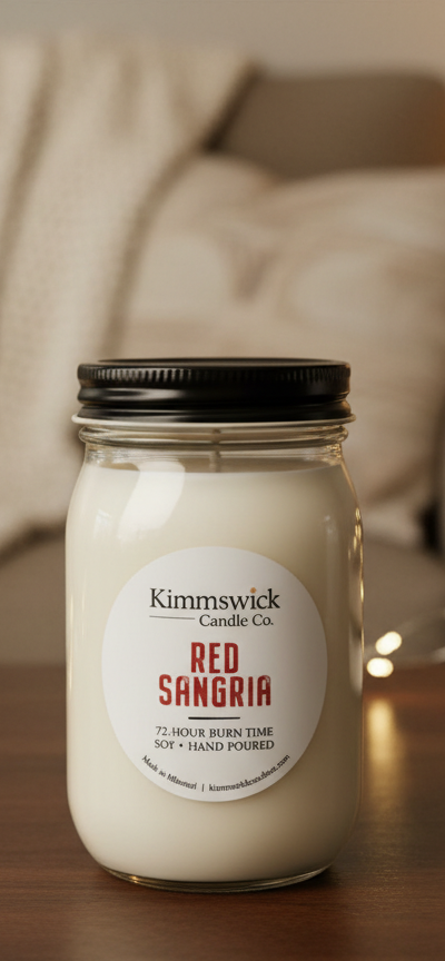 Red Sangria Soy Candle