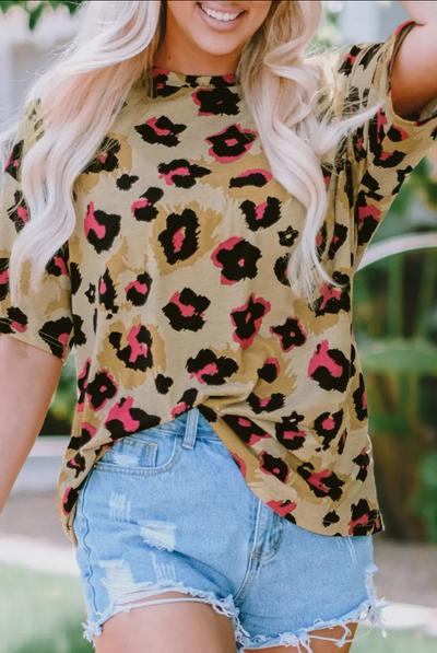 Leopard Short Sleeve T-Shirt