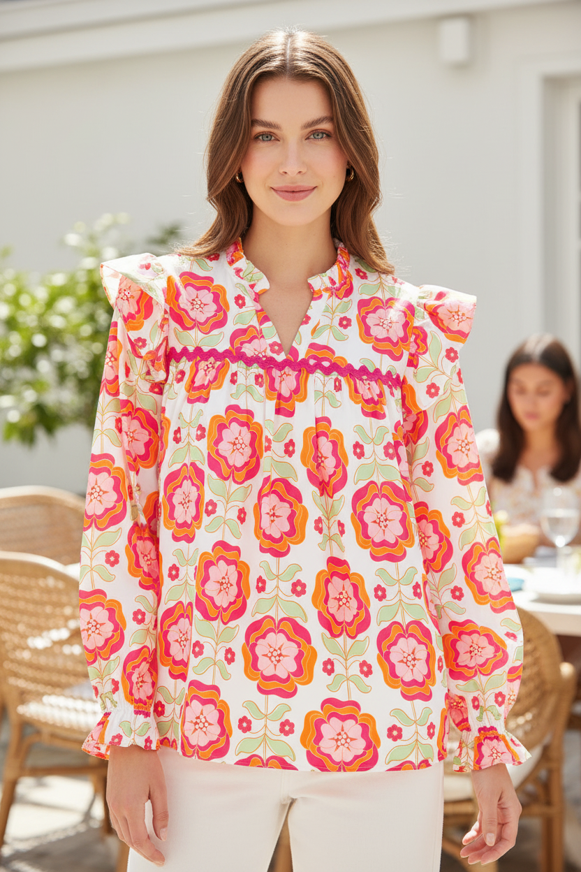 Josimira Long Sleeve Blouse Long Sleeve Top