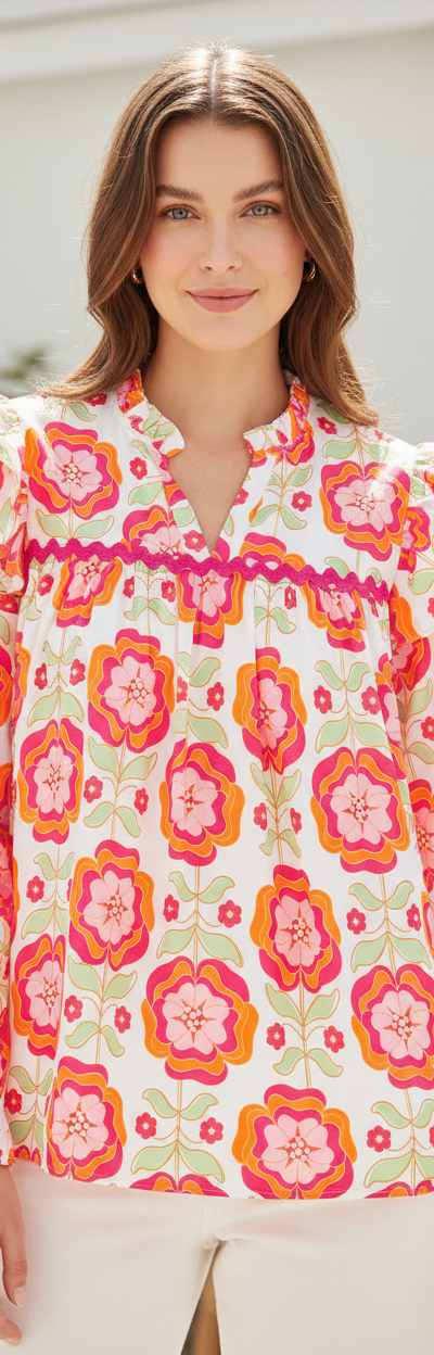 Josimira Long Sleeve Blouse Long Sleeve Top