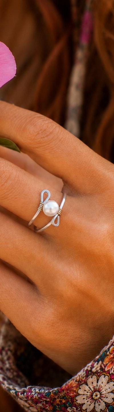 Sweet Elle Pearl Ring