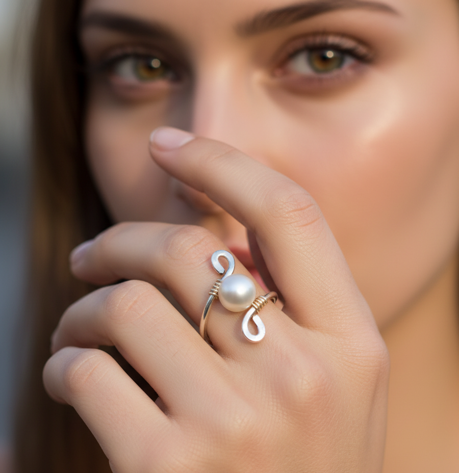 Sweet Elle Pearl Ring