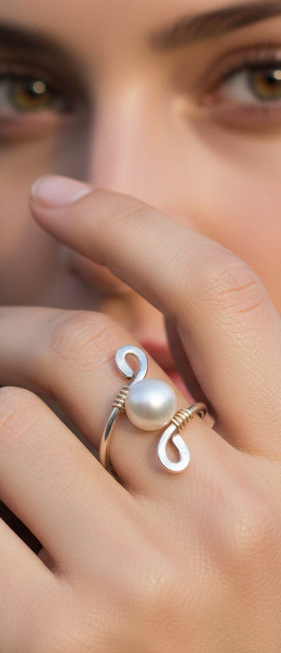 Sweet Elle Pearl Ring