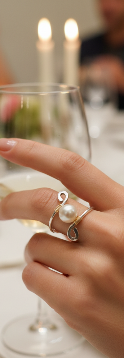 Sweet Elle Pearl Ring