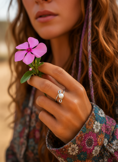 Sweet Elle Pearl Ring
