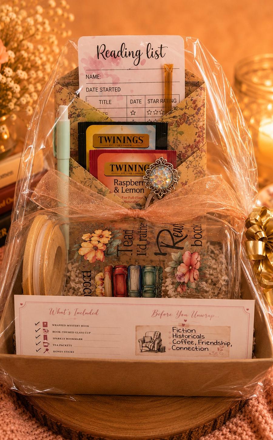 Blind date with a book gift basket 