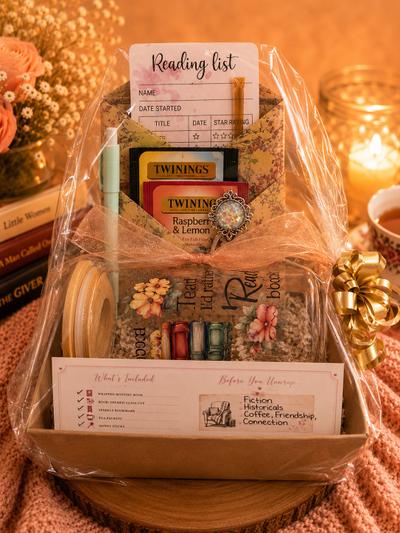 Blind date with a book gift basket